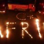 Alevlerle 'Afrin' yazdılar