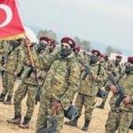 Kürt Şahinleri Tugayı Türk bayrağıyla görevde