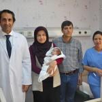 Adana'da 15 günlük bebeğe ameliyat