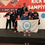BEÜ sporcularının kick boks başarısı
