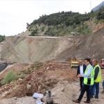 Uslu, Tekirova-Kumluca yol &ccedil;alışmalarını inceledi