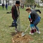 Öğrenciler Afrin şehitleri anısına fidan dikti