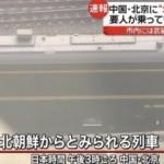 Gizemli tren &Ccedil;in'e yanaştı!