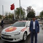 Cumhurbaşkanı'na destek için yola çıkan Özavcı Gaziantep'te