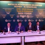 Antalya Büyükşehir Belediyesinde toplu iş sözleşmesi sevinci
