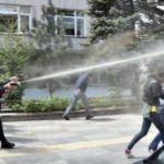 Ankara'da sıcak saatler! Polis müdahale etti