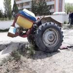 Kayseri'de otomobil ile traktör çarpıştı: 2 yaralı
