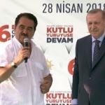 Erdoğan'ın İzmir mitinginde Tatlıses sürprizi