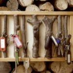 Ağaç dallarından askılık yapımı