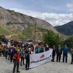 Dağcılar 15 Temmuz Demokrasi Şehitleri Tepesi'nde kampa girdi