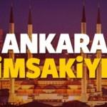 2018 Ankara imsakiye sahur ve iftar vakti! Diyanet ezan saatleri... 