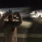 Türk uçağı Suudi Arabistan'da tehlike atlattı