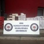 Adana'da kaçak sigara operasyonu