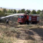 Elazığ'da buğday tarlasında yangın