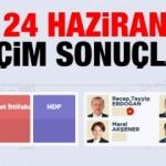 24 Haziran İl ve ilçe seçim sonuçları! Seçimde hangi parti ne kadar oy aldı?