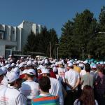 Bolu'da gıda işçilerinden grev
