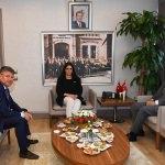 Bakan Sarıeroğlu'ndan Adana Valisi Demirtaş'a ziyaret