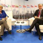 Erdoğan ve Merkel Brüksel'de görüştü