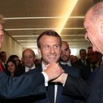 Erdoğan'la görüşen Macron'un tatlı telaşı