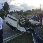 Samsun'da otomobil devrildi: 1 yaralı