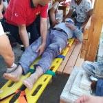 Adana'da iskele çöktü: 2 işçi yaralı