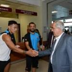 Kahramanmaraşsporlu futbolcular sağlık kontrolünden geçti