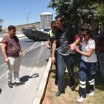 Gaziantep'te otomobil devrildi: 1 yaralı