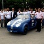 Elektrikli otomobil "Ayvaz" yarışa hazır