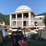 Kırşehir Belediyesi'nin Bosna Hersek'te yaptırdığı cami inşaatı