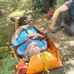 Doğa yürüyüşünde ayağı kırılan kişi askeri helikopterle kurtarıldı