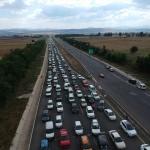 Anadolu Otoyolu'nda 30 kilometrelik araç kuyruğu