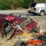 Kütahya'da tır otomobile çarptı: 2 ölü, 7 yaralı