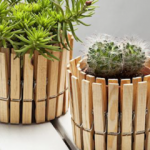 Evde basit malzemelerle saksı yapma