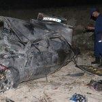 Karaman'da otomobil şarampole devrildi: 6 yaralı
