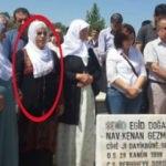 HDP'li isim terörist mezarını ziyaret etti