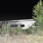 Afyonkarahisar'da yolcu otobüsü devrildi: 2 ölü, 15 yaralı