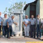 Körfez Belediyesi tarihi çeşmeyi restore etti