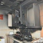 Didim'de ev yangını