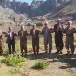 Vatandaşlar İkiyaka Dağlarında Türk bayraklarıyla halay çekti