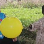 İlk defa balon gören çocukların şaşkınlığı