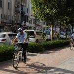 Kırşehir'de zabıta ekiplerinden bisikletli denetim