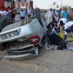 Karaman'da otomobil devrildi: 2 ölü, 3 yaralı