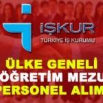 İŞKUR, Türkiye geneli binlerce ilköğretim mezunu personel alımı yapıyor! 
