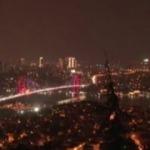 İstanbul’da gece aydınlandı! Şimşekler...