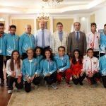 Şampiyon dağcılardan Vali Azizoğlu'na ziyaret