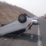 Şanlıurfa'da otomobil devrildi: 1'i ağır 4 yaralı