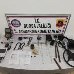 Bursa'da izinsiz kazı operasyonu
