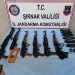 Şırnak'ta teröristlere ait silah ve mühimmat bulundu