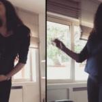 7 aylık hamile Azra Akın böyle dans etti