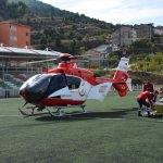 Kütahya'da parmağı kopan kişi helikopterle Eskişehir'e sevk edildi